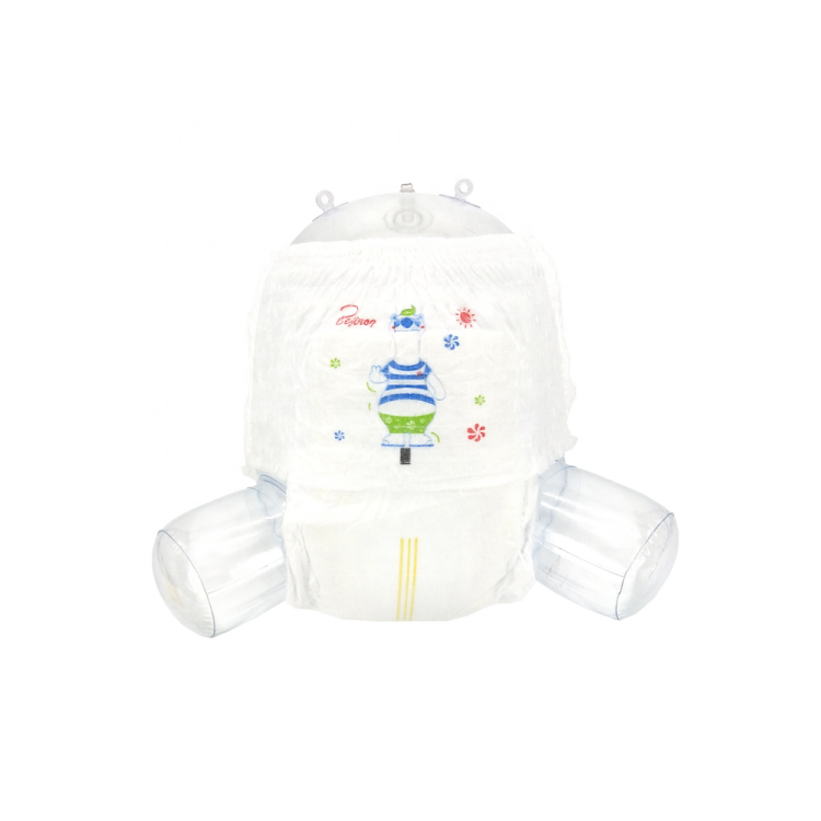 Disposable baby pull up diaper training pant